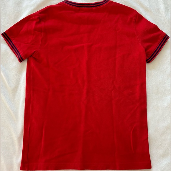 POLO RALPH LAUREN Boys Size 7 Short Sleeve Mesh T-Shirt Red BIG Pony - Picture 5 of 5